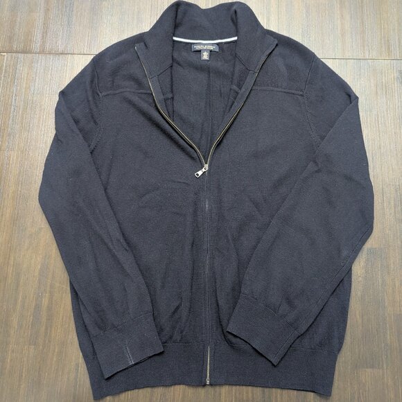 Banana Republic Other - Banana Republic | Men's Large Navy Blue Full-Zip Sweater